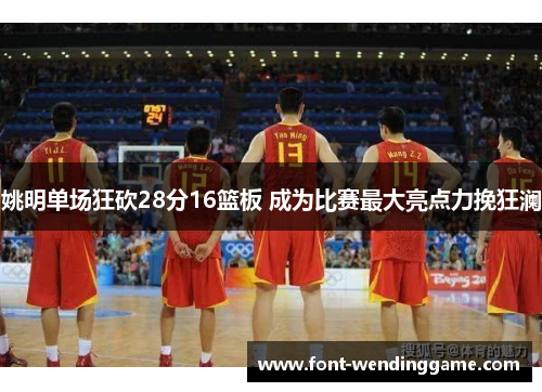 姚明单场狂砍28分16篮板 成为比赛最大亮点力挽狂澜