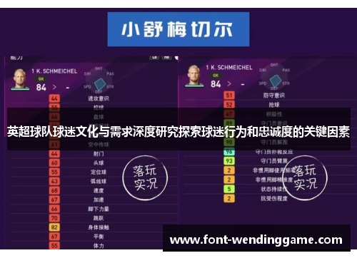 英超球队球迷文化与需求深度研究探索球迷行为和忠诚度的关键因素