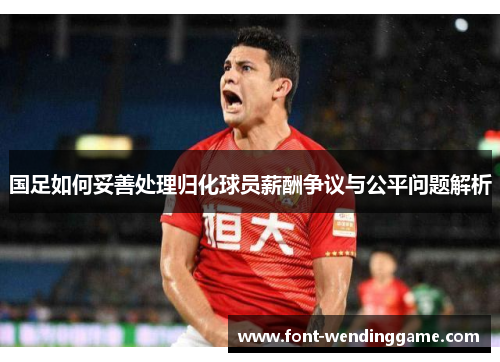 国足如何妥善处理归化球员薪酬争议与公平问题解析